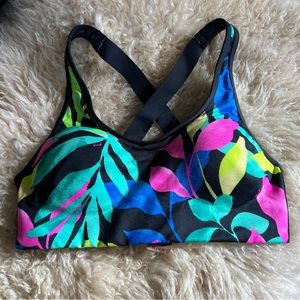 NWT Victoria’s Secret Pink High Impact Floral Sports Bra